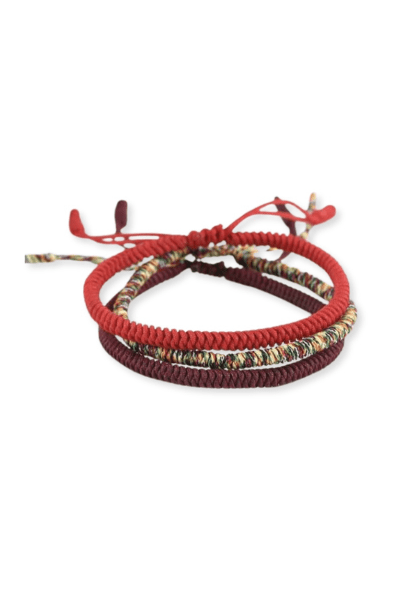 Tibetan Buddhist Knot Lucky Rope Bracelet