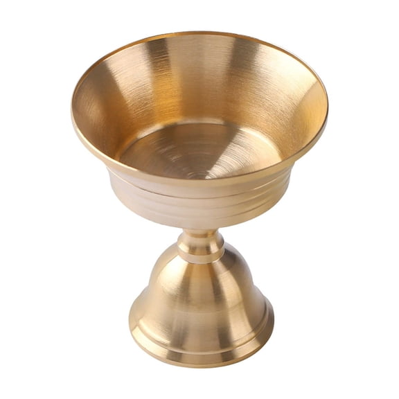 Tibetan Buddhist Supplies Temples Oil Burners Ghee Lamp Butter Lamp Holder Brass Tealight Holder Cup Table Decors