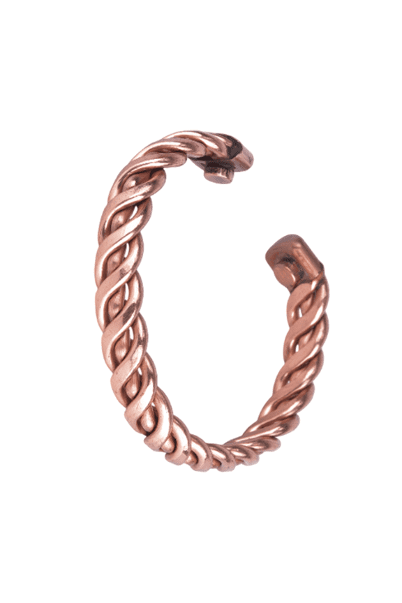 Tibetan Copper Bracelet for Men and Women Solid Copper Twisted Cuff Bracelet, Adjustable Open Bangle, Unisex Handmade Metal Jewelry for Daily Wear, Wrist Accessory and Gifting