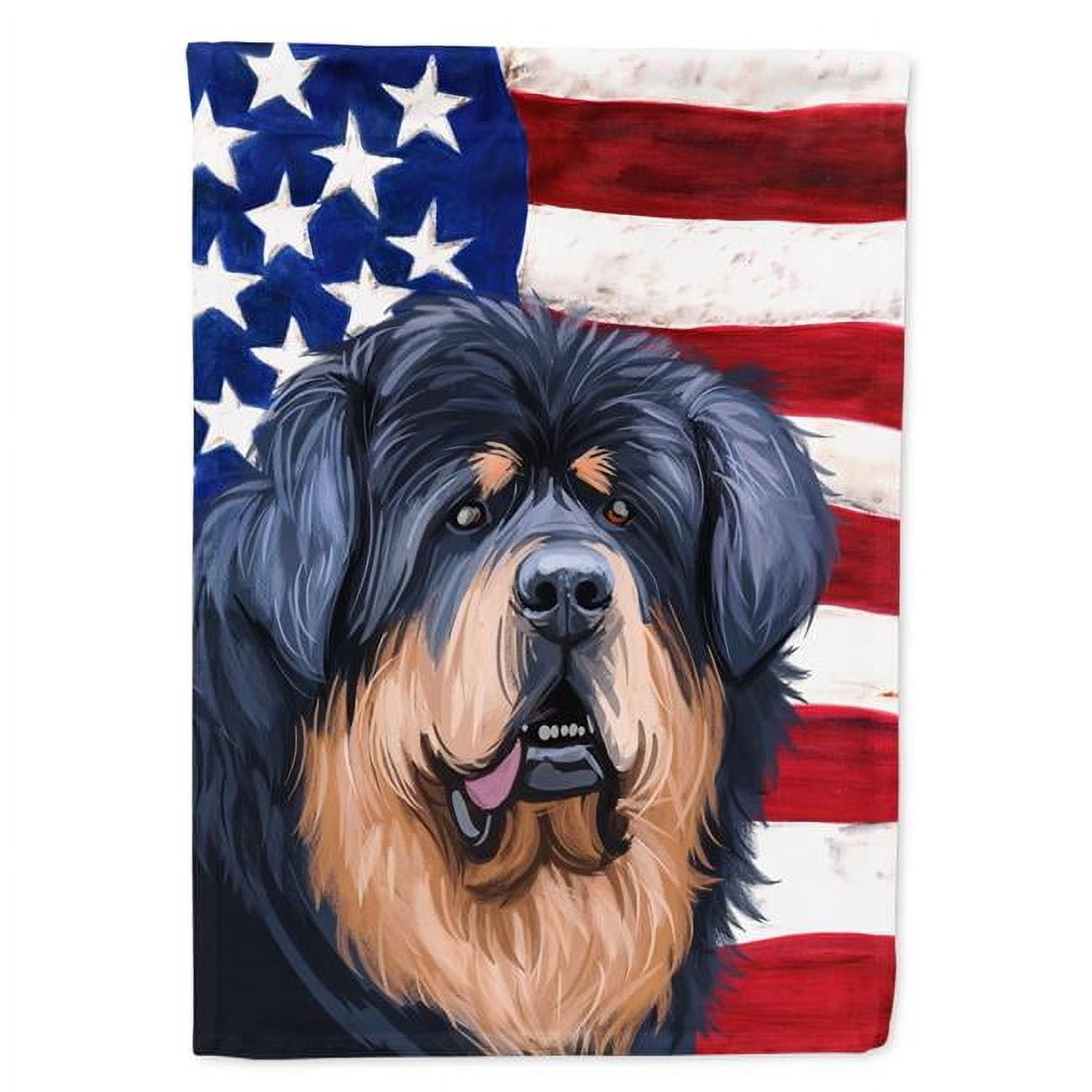 Tibetan Mastiff American Canvas House Flag - 28 x 0.01 x 40 in.