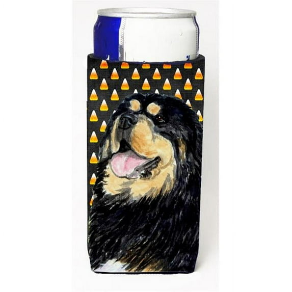 Tibetan Mastiff Candy Corn Halloween Portrait Michelob Ultra s For Slim Cans - 12 oz.