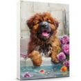 thumbnail image 1 of Tibetan Mastiff Dog Bathroom Decor - Funny Bathroom Decor Wall Art, Dog Bathroom Wall Art and Animal Poster, Dog Bathroom Signs and Funny Bathroom Art UNFRAMED, 1 of 6
