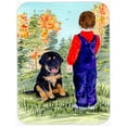 thumbnail image 1 of Tibetan Mastiff Glass Cutting Board - Large- 15 H x 12 L in., 1 of 1