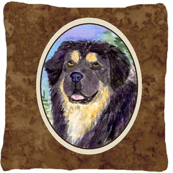 Tibetan Mastiff Indoor & Outdoor Fabric Decorative Pillow