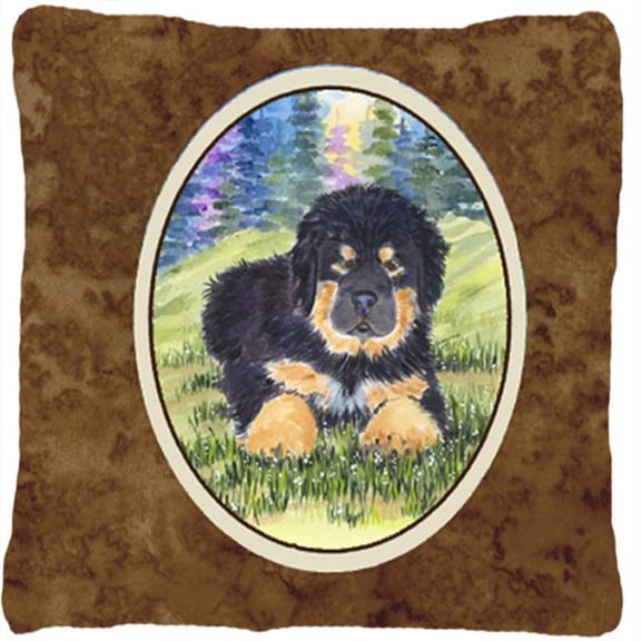 Tibetan Mastiff Indoor & Outdoor Fabric Decorative Pillow