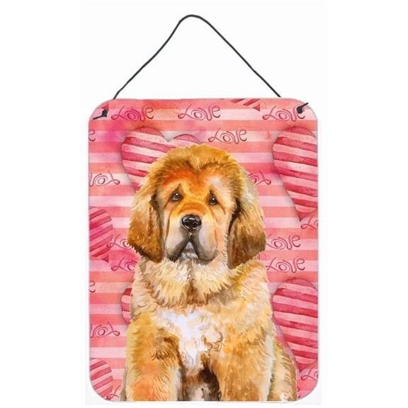 Tibetan Mastiff Love Wall or Door Hanging Prints 12in. x 16in.