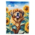 thumbnail image 1 of Tibetan Mastiff in Sunflowers Garden Flag 11.25 in x 15.5 in, 1 of 5