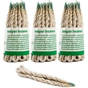 Tibetan Organic Handmade Rope Incense - Made in Nepal - Juniper - 3 Bundles 135 pcs