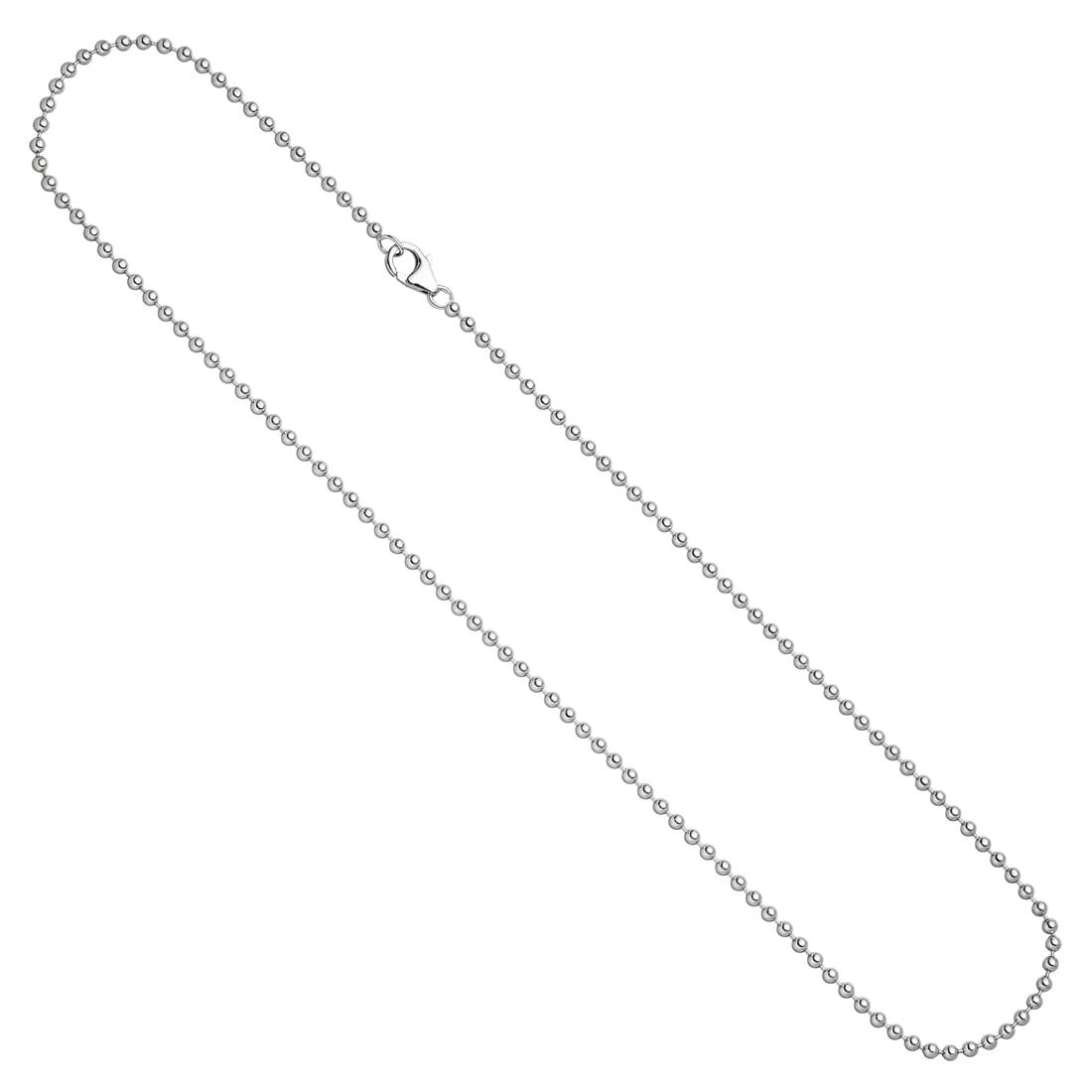 Tibetan Silver 925 Sterling Silver Chain for Pendant 1 mm Ball Chain ...