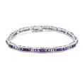 thumbnail image 1 of Tibetan Silver 925 Sterling Silver Tennis Bracelet for Women Natural Gemstone Fashion Jewelry Gift, 1 of 8