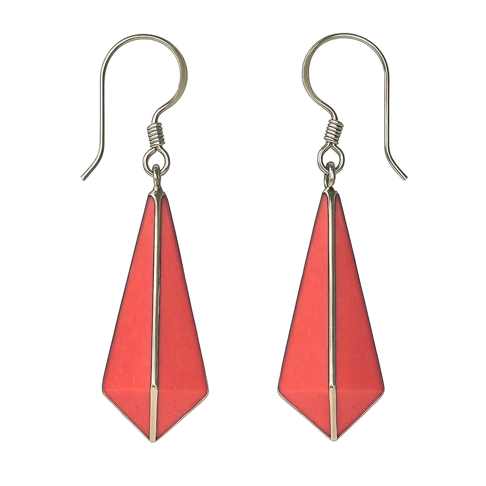 Tibetan Silver Boho Fashion Earrings Coral Gemstone Handmade Jewelry
