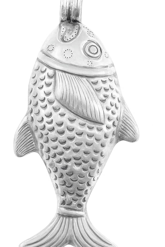 Fish Pendant Necklace 925 Sterling Silver Handmade Filigree Boho Jewelry for Women Unique Gift for Animal Lovers