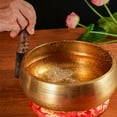 thumbnail image 1 of Tibetan Singing Bowl Set 3 Inch | Handcrafted 7 Metal Meditation Sound Bowl with Wooden Mallet, Silk Cushion | Stress Relief, Chakra Healing, Yoga, Mindfulness, Relaxation | Gift Packaging, 1 of 4
