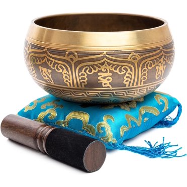 Tibetan Singing Bowl Set Authentic Handcrafted Meditation Chakra Healing
