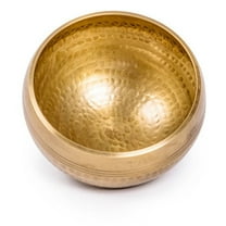 A Tibetan Singing Bowl Set, Sound Bowl With Leather Striker, Copper Meditation Bowl For Yoga, Relaxation And Mindfulness Practice, 8.0X8.0X4.5In 2.0Lb