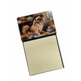thumbnail image 1 of Tibetan Spaniel Fall Kitchen Pumpkins Sticky Note Holder 3.25 in x 5.25 in, 1 of 3