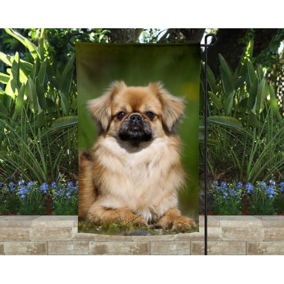 Tibetan Spaniel Garden Flag