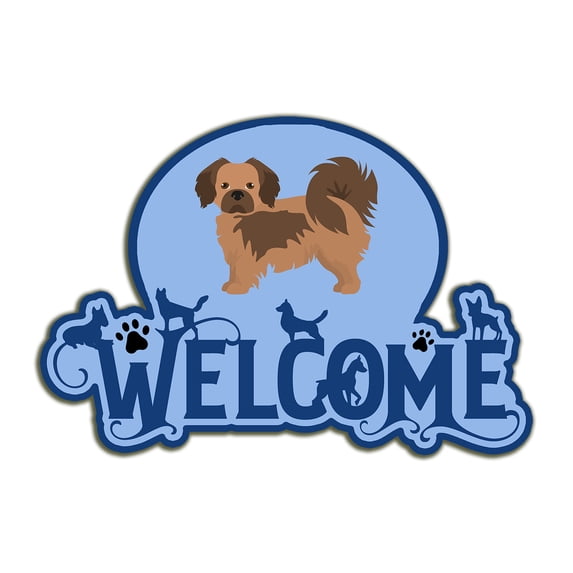 Tibetan Spaniel Welcome Door Hanger Decoration