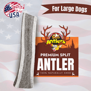 Tibetan Dog Chew Split Elk Antler Dog Treats, Large Pack, Gluten and Preservative Free