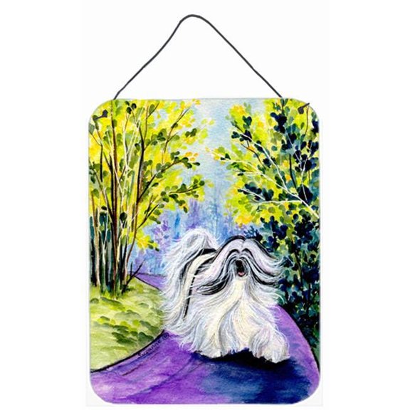 Tibetan Terrier Aluminium Metal Wall Or Door Hanging Prints