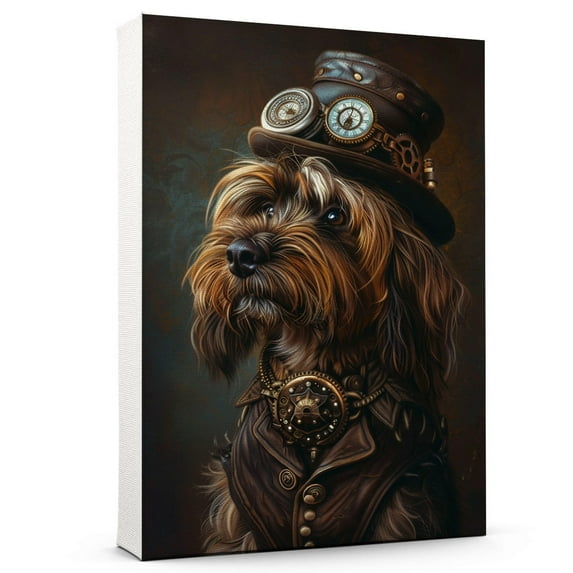 Tibetan Terrier Dog Canvas Painting Canvas Art Prints Bathroom Artwork for Wall Living Room Bedroom Bathroom Wall Art Framed Art Wall Decor Wood Wall Hanging Art