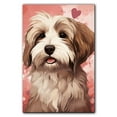 thumbnail image 1 of Tibetan Terrier Dogs Wall Art, Lovely Dog Canvas Art, Home living room décor, Pets Canvas - Dog Gift Valentines Day for Him and Her, 1 of 4