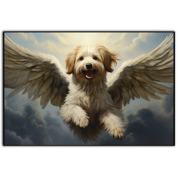 Tibetan Terrier Gift - Cat or Dog Pet Loss Gift for a Grieving Friend - Pet Remembrance Gift and Sympathy Photo Keepsake, wall paper, kitchen wall décor