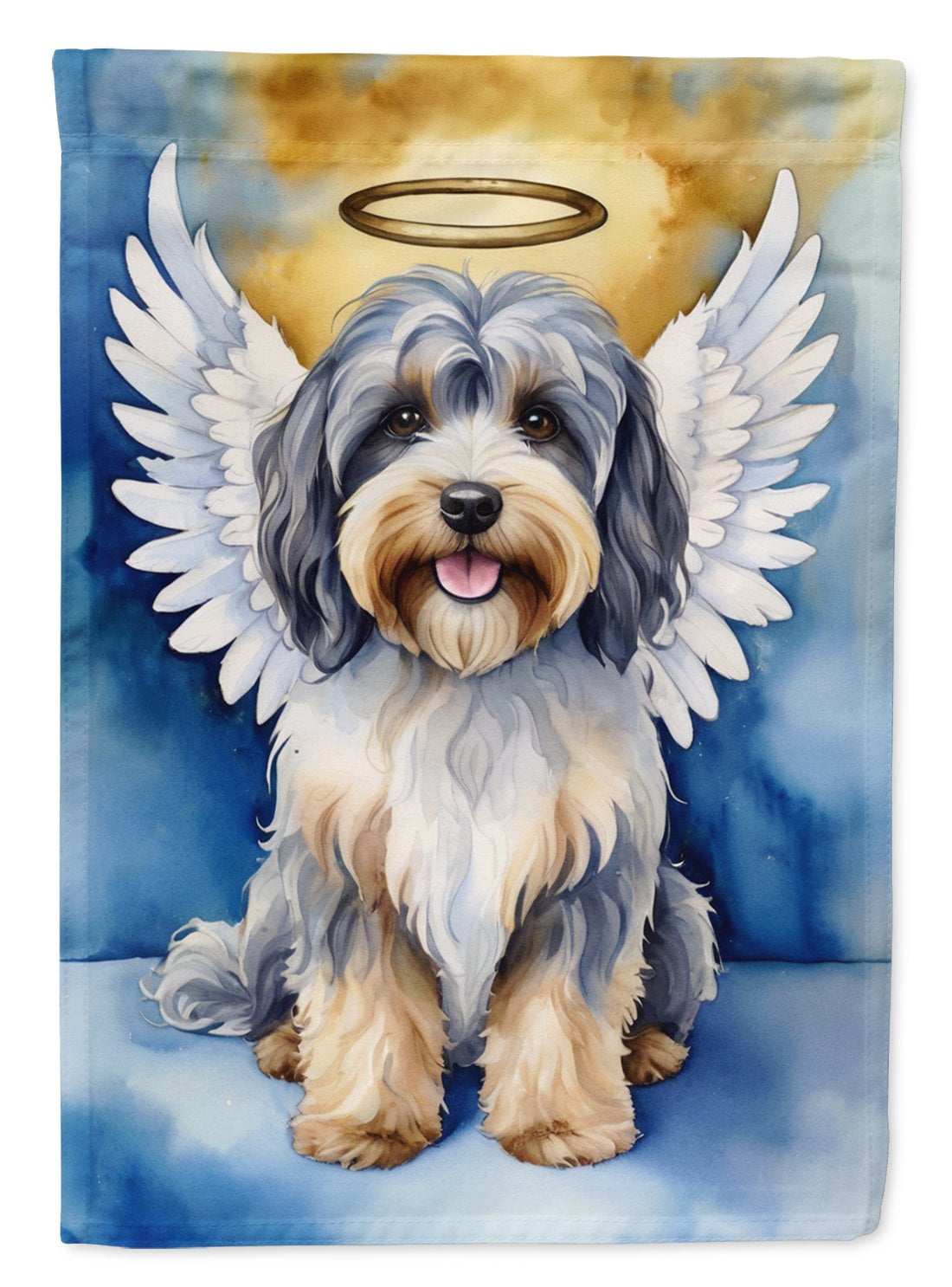 Tibetan Terrier My Angel Garden Flag 11.25 in x 15.5 in