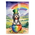 thumbnail image 1 of Tibetan Terrier St Patrick's Day Garden Flag 11.25 in x 15.5 in, 1 of 5