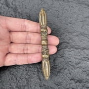 Tibetan Vajra Dorje Ritual Tool Antique Style Tantric Buddhism Altar Decor Meditation Spiritual Symbol Collectible Ornament