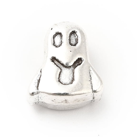 Tibetan style Alloy Beads Ghost Antique Silver 11.5x10x6mm Hole: 3mm about 240pcs/500g