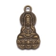thumbnail image 1 of Tibetan style Alloy Pendants Bodhisattva Cadmium Free & Nickel Free & Lead Free Antique Bronze 26x14x4mm Hole: 2mm, 1 of 3