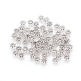 thumbnail image 1 of Tibetan style Beads Cadmium Free Nickel Free Lead Free Flower Silver 4x1mm Hole: 1mm, 1 of 2