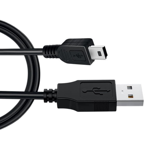 Tibvox 0.80M Long USB to Mini USB Data Power Cable for Rapid Charging and File Transfer