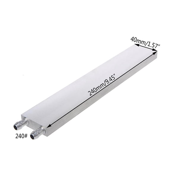 Tibvox 1 PC Aluminum Water Cooling Block Heat Sink Multi-size Primary For PC CPU