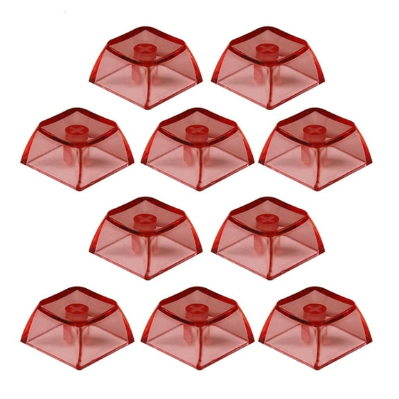 Tibvox 10PCs Blank Backlit Keycaps forMX Switches Mechanical Keyboard Installation 1X 1U XDA2 9.3mm Height Keycaps