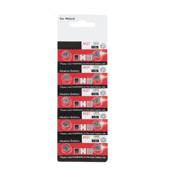 Tibvox 10Pcs/20Pcs AG1/LR621 High Performances Button Batteries for Electronics