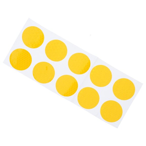 Tibvox 10packs Self Adhesive Reflectors Strips Nighttimes Safety Motorcycles Sticker