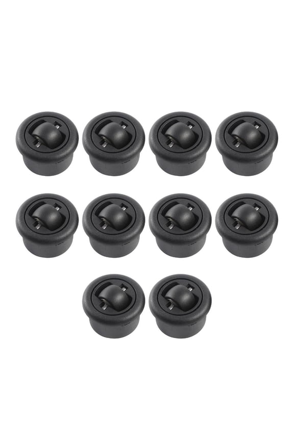 Tibvox 10pcs Flexible Rotation Casters Quiet Rolling Wheel for Home & Office Furniture