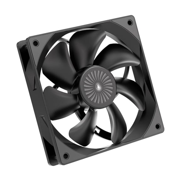Tibvox 12cm Fan for Computer Case 4Pin Intelligent Control Cooling Low Noise Efficient
