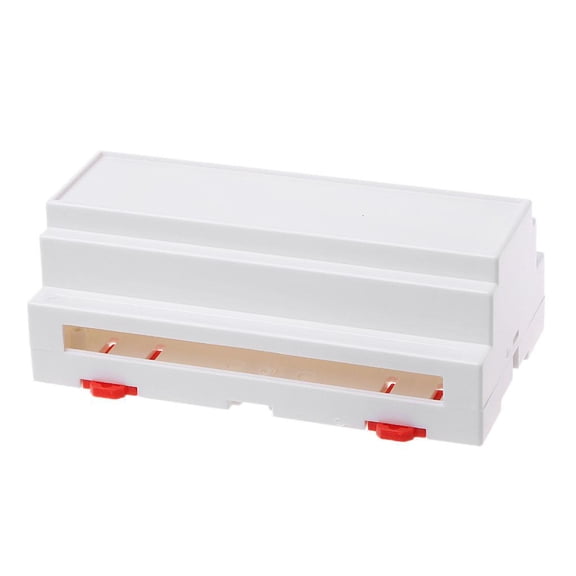 Tibvox 158x88x59mm ABS Plastic Box Enclosure Electronics Industrial Rail Project for Ca