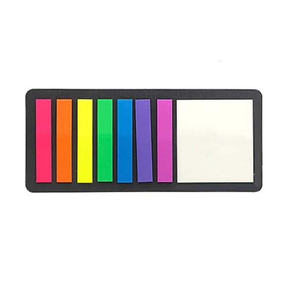 Tibvox 160/300Pcs Colored Sticky Tabs Translucent Long Page Mark Sticky Tabs