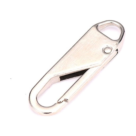 Tibvox 1PC Zipper Pull Replacement Repair Kit Slider Pull Tab Universal Fixer Metal Zippers for Head