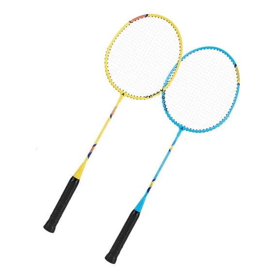 Tibvox 1Pair Light Weight Badminton Racket Shuttlecocks Racquet Professional Badminton Rackets for Adults Kids Players