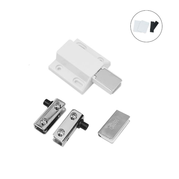 Tibvox 1Set Magnetic Glass Cabinet Hinges Multifunction School Office Dormitory Decor