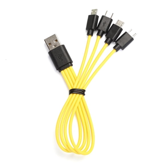 Tibvox 2 in 1 Micro USB Cable Fast Charge Charger Cable Tablet Phone Charge Cord 2in1 Charging Y-Splitter Cable