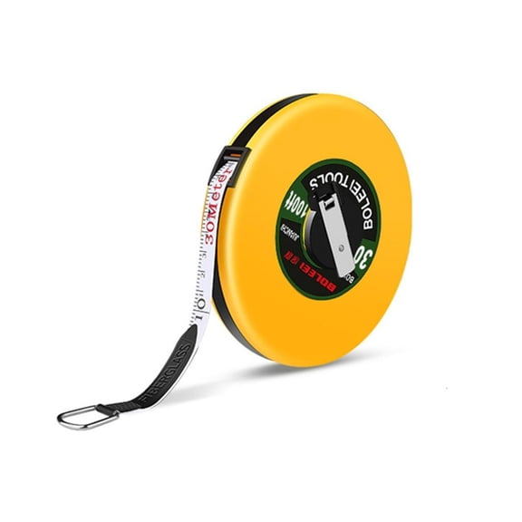 Tibvox 20/30/50m Measuring Tape Anti-slip Soft Ruler Roll Labor-saving Design Tape Measure used for Measurement