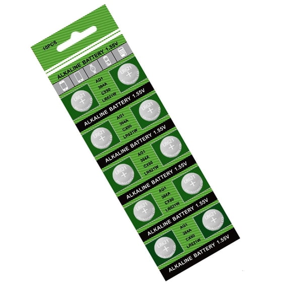 Tibvox 20Piece/10Pieces AG1/364/LR621 Watch Battery, Reliability Performances 1.5V Button Cell Batteries for Small Electronics