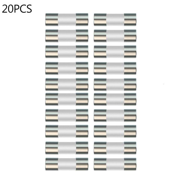 Tibvox 20pcs Ceramic Fuse For Multimeter Instrument 600mA 10A Ceramic British Plug Fuse