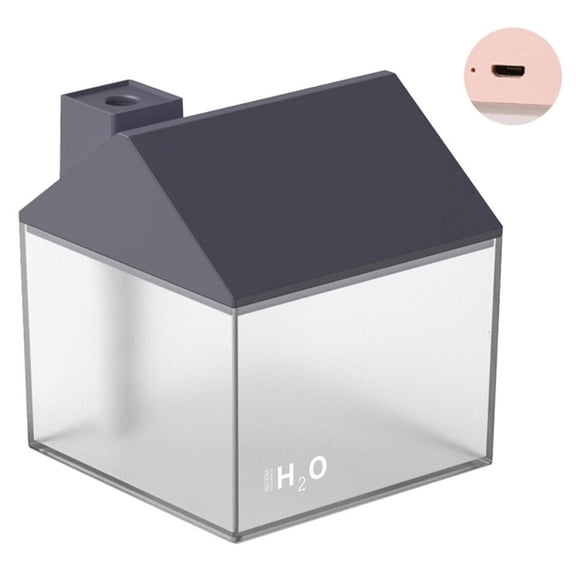 Tibvox 250ml Portable Micron Electric Air Humidifier Air Diffuser with Atmosphere Light
